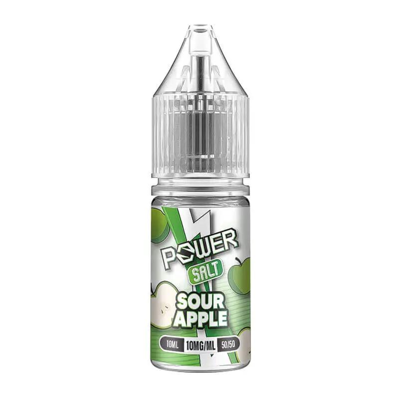 Product Image of Sour Apple Nic Salt E-Liquid by Power Salt 10ml